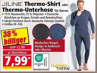 JILINE Thermo-Shirt oder Thermo-Unterhose für Herren