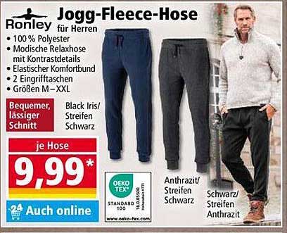 Jogg-Fleece-Hose für Herren