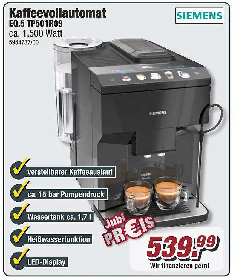 Kaffevollautomat EQ.5 TP501R09