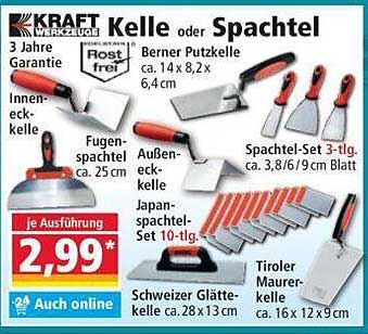 Kelle oder Spachtel