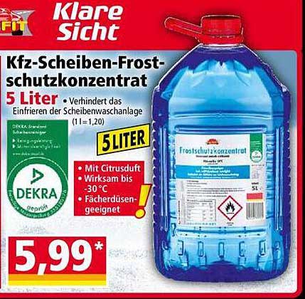 Kfz-Scheiben-Frostschutzkonzentrat