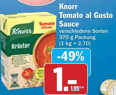 Knorr Tomato al Gusto Sauce