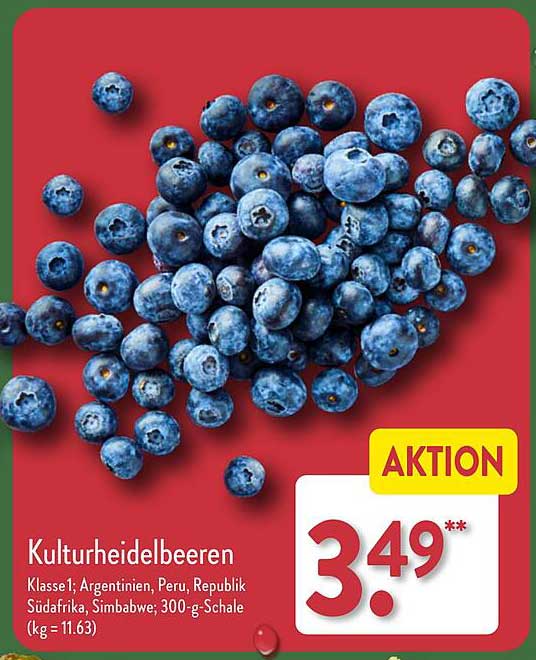 Kulturheidelbeeren