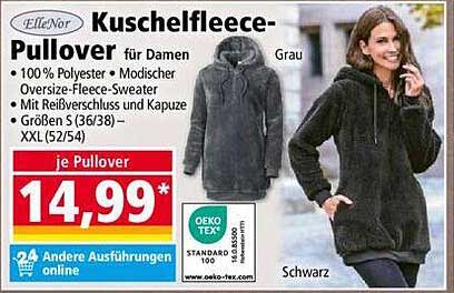 Kuschelfl fleece-Pullover für Damen