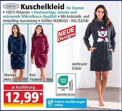 Kuschelkleid für Damen