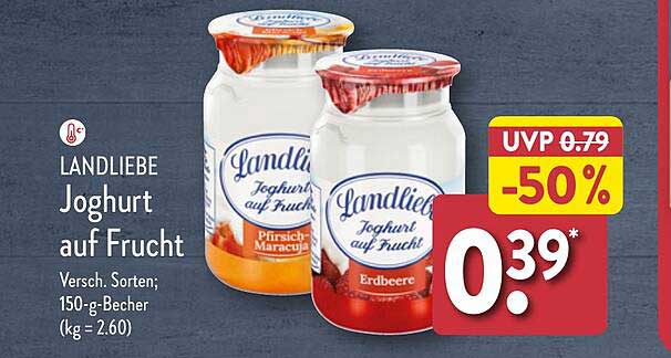 LANDLIEBE Joghurt auf Frucht