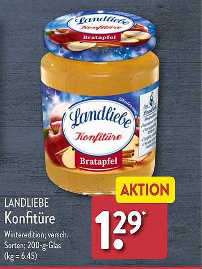 LANDLIEBE Konfitüre Bratapfel