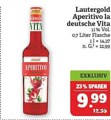 Lautergold Aperitivo la deutsche Vita