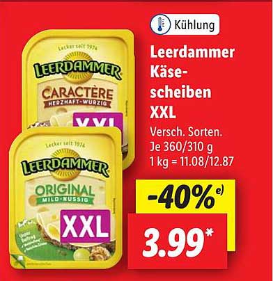 Leerdammer Käse-scheiben XXL