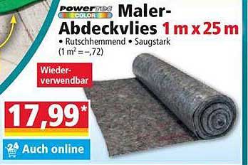 Maler-Abdeckvlies 1 m x 25 m