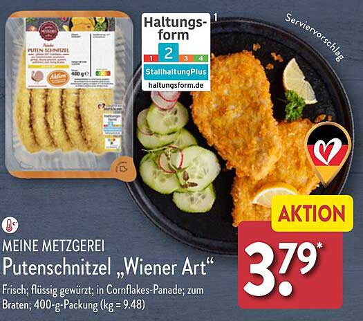 MEINE METZGEREI Putenschnitzel „Wiener Art“