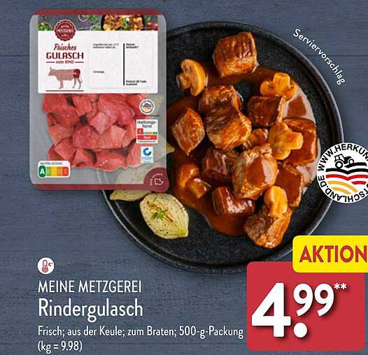 MEINE METZGEREI Rindergulasch