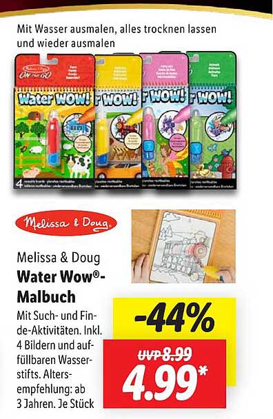 Melissa & Doug Water Wow®-Malbuch