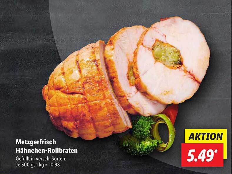 Metzgerfrisch Hähnchen-Rollbraten