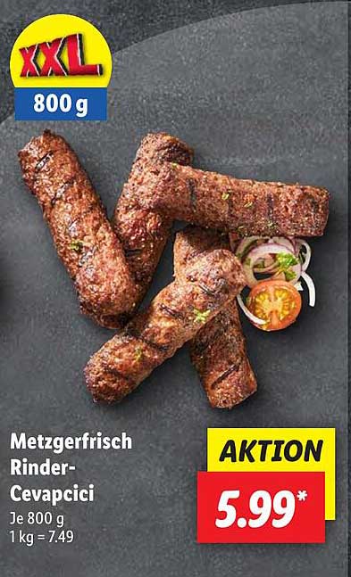 Metzgerfrisch Rinder-Cevapcici