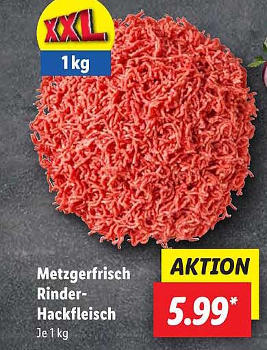 Metzgerfrisch Rinder-Hackfleisch