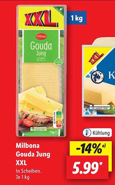 Milbona Gouda Jung XXL