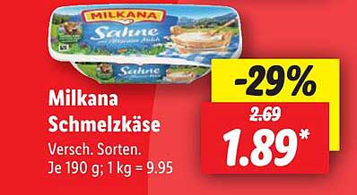 Milkana Schmmelzkäse