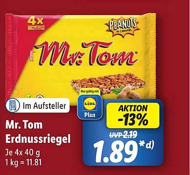 Mr. Tom Erdnussriegel