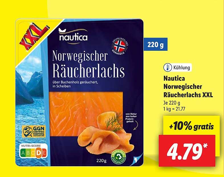 Nautica Norwegischer RäucherLachs XXL