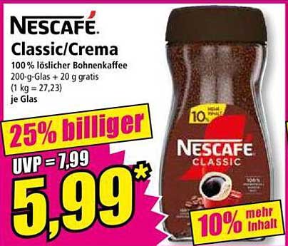 Nescafé Classic/Crema