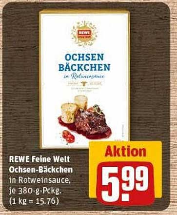 OCHSEN BÄCKCHEN in Rotweinsauce