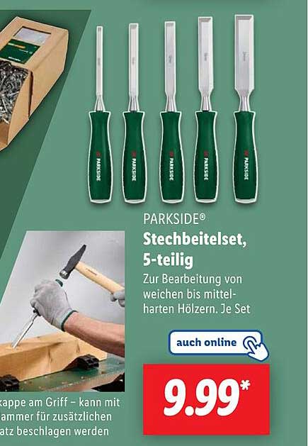 PARKSIDE® Stechbeitelse, 5-teilig