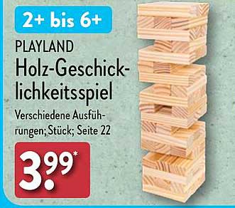 PLAYLAND Holz-Geschicklichkeitsspiel