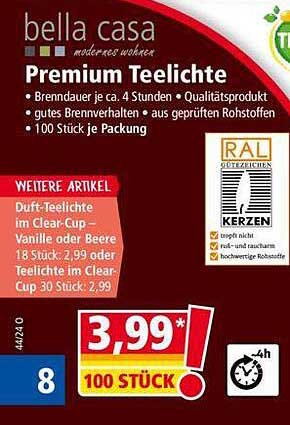 Premium Teelichte