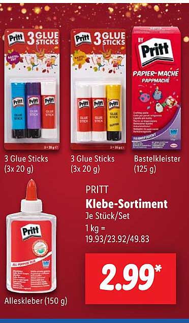 PRITT Klebe-Sortiment