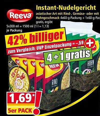 Reeva Instant-Nudelgericht