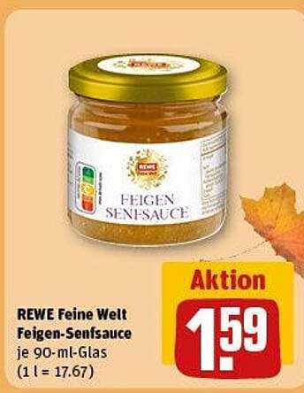 REWE Feine Welt Feigen-Senfsauce