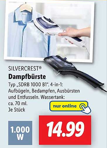 SILVERCREST® Dampf Bürste