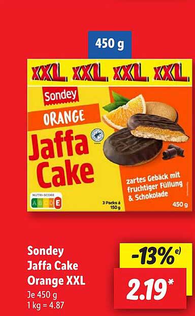 Sondey Jaffa Cake Orange XXL