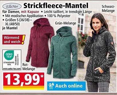 Strickfleece-Mantel