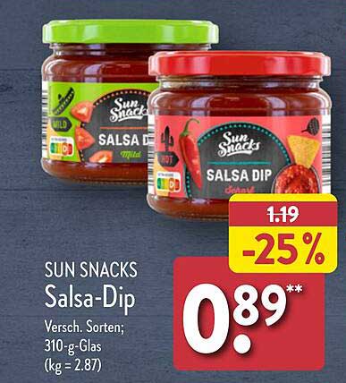 SUN SNACKS Salsa-Dip