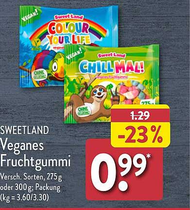 Sweetland Veganes Fruchtgummi