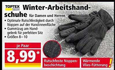 TOPTEX Winter-Arbeitshandschuhe