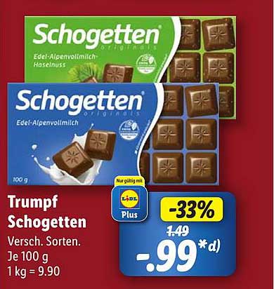 Trumpf Schogetten