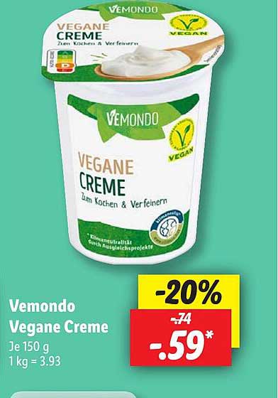 Vemondo Vegane Creme