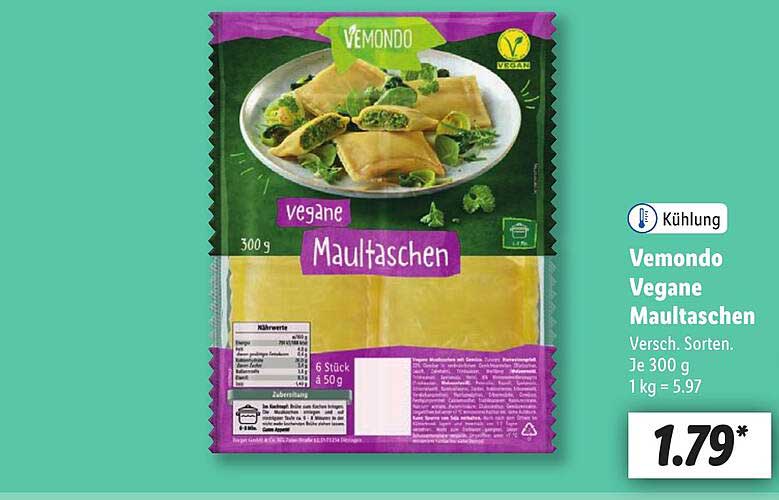 Vemondo Vegane Maultaschen