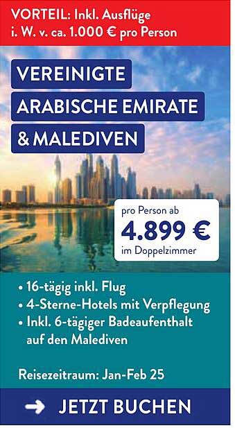 VEREINIGTE ARABISCHE EMIRATE & MALEDIVEN