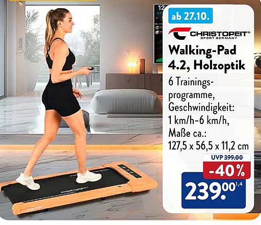 Walking-Pad 4.2, Holzoptik