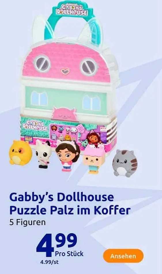 Gabby's Dollhouse Puzzle Palz im Koffer