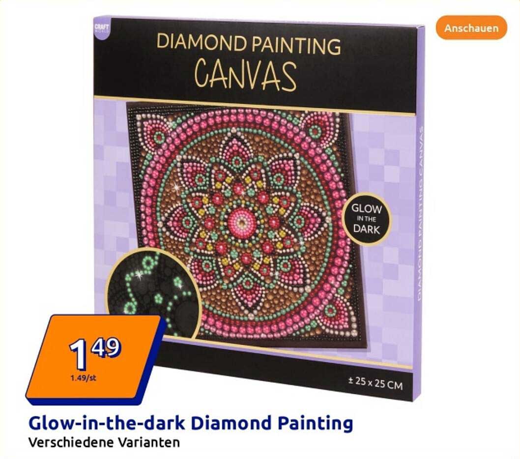 Glow-in-the-dark Diamond Painting