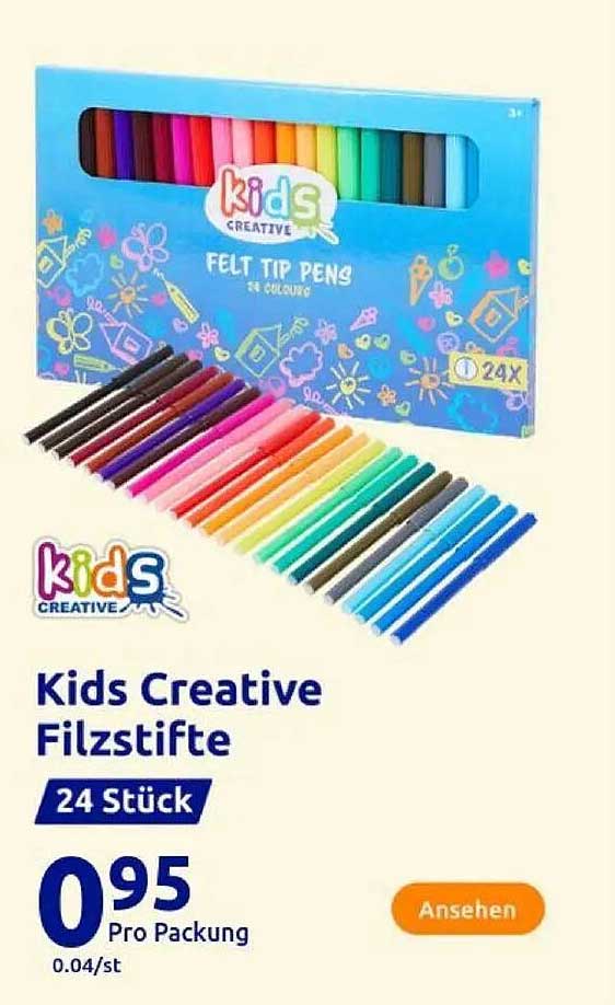 Kids Creative Filzstifte 24 Stück