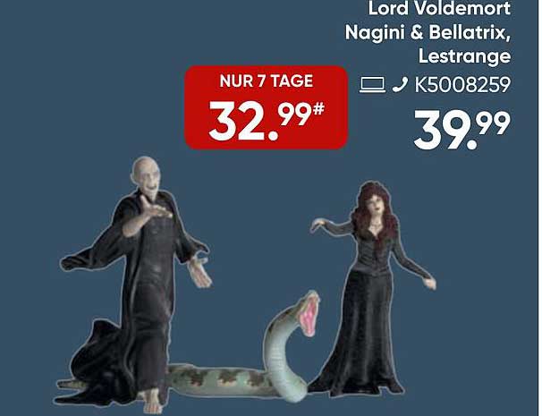 Lord Voldemort Nagini & Bellatrix, Lestrange