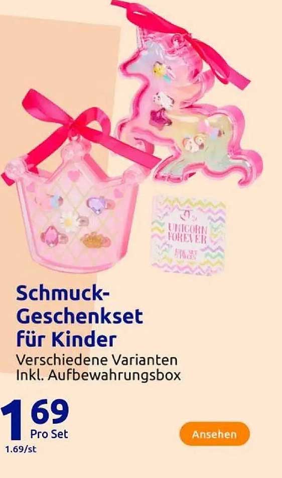 Schmuck-Geschenkset für Kinder