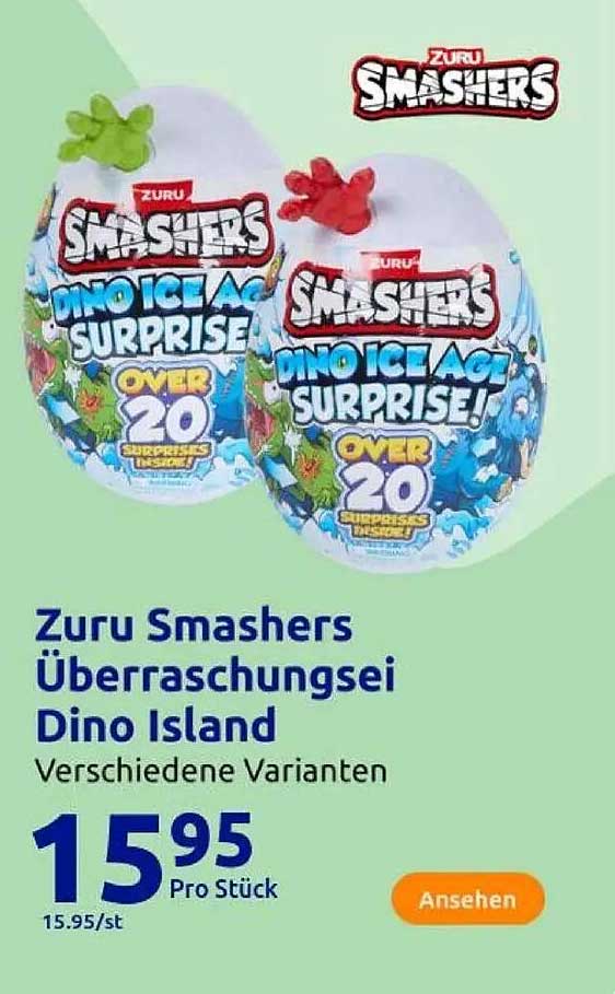 Zuru Smashers Überraschungsei Dino Island