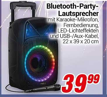 Bluetooth-Party-Lautsprecher